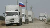«Гуманитарные» грузовики прибыли на Донбасс полупустыми